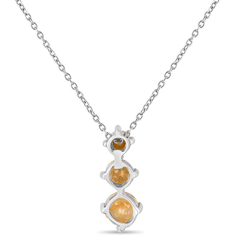 Rainbow Arc Necklace (citrine)